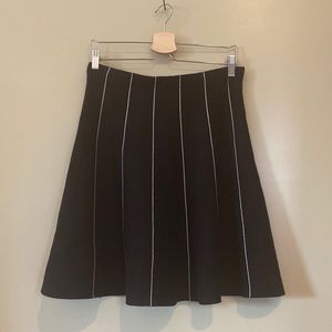 Vila Milano black striped skirt.